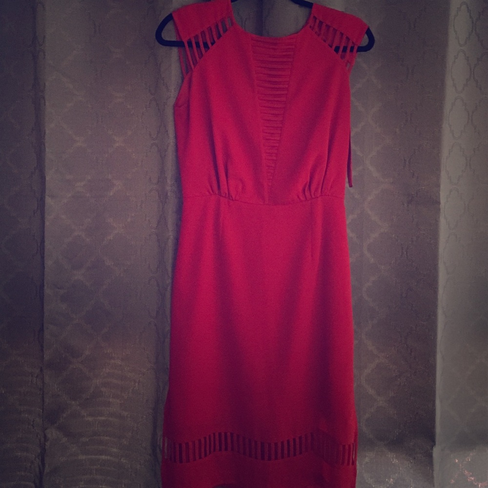 Tahari Red Dress